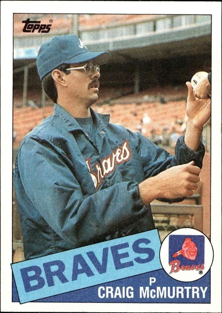 Craig McMurtry 1985 Topps #362 Baseball Trading Card - Front 1985 Topps Craig McMurtry #362 baseball trading card front