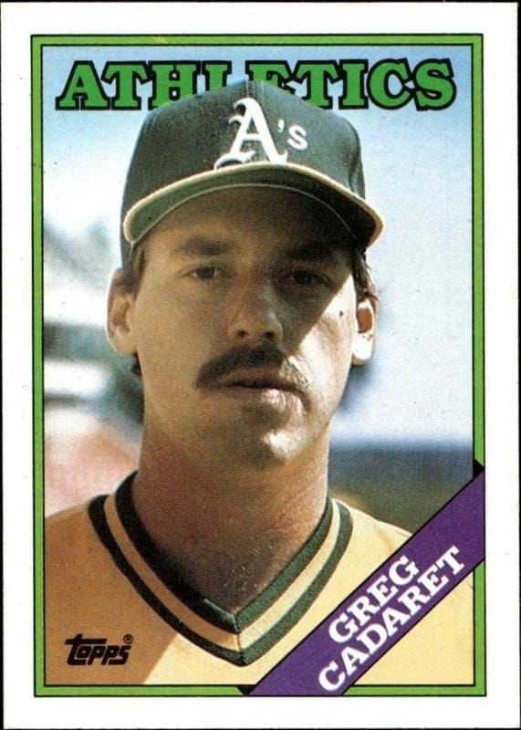 Greg Cadaret 1988 Topps #328 Baseball Trading Card - Front 1988 Topps Greg Cadaret #328 baseball trading card front