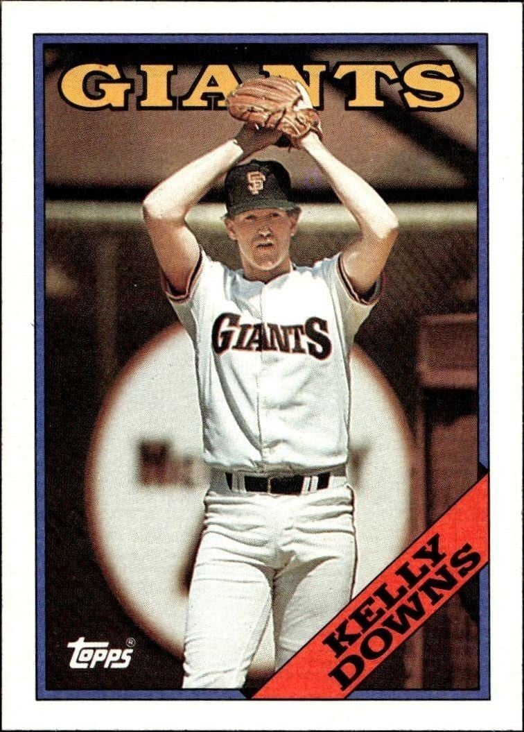 1988 Topps Kelly Downs #629 trading card