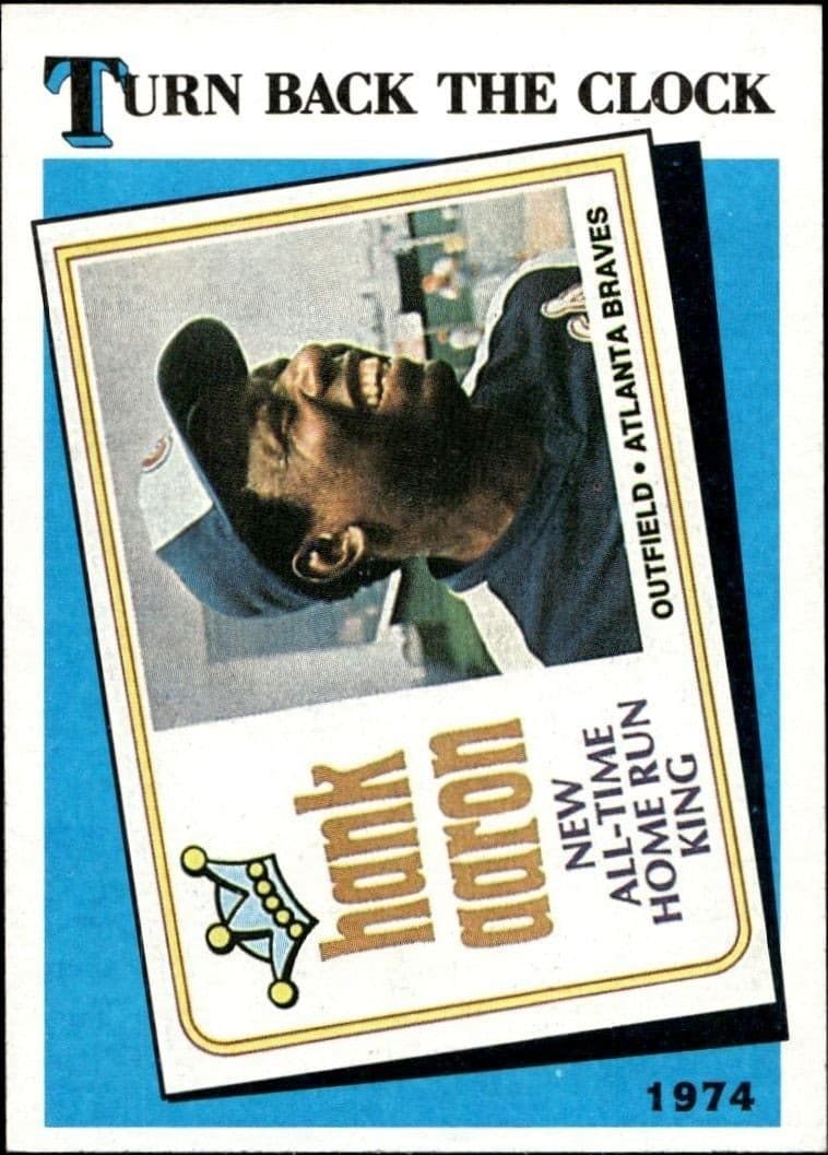 1974 Topps Hank Aaron #1 trading card