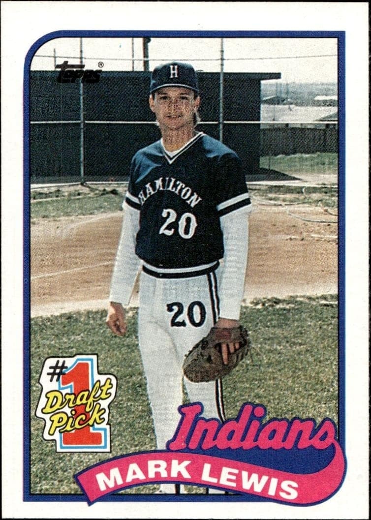 1989 Topps Mark Lewis #222 trading card