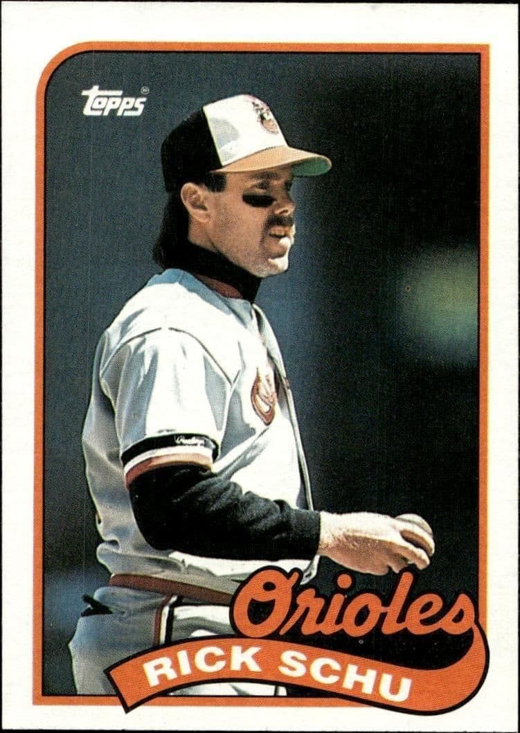 1989 Topps Rick Schu #352 trading card