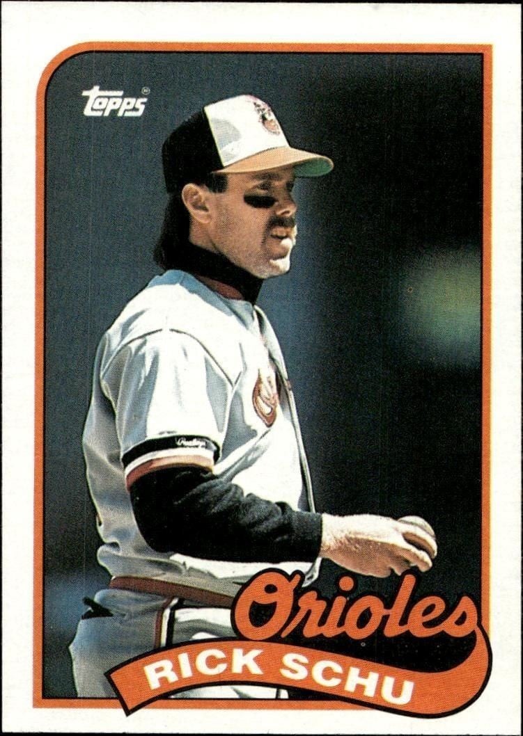 1989 Topps Rick Schu #352 trading card