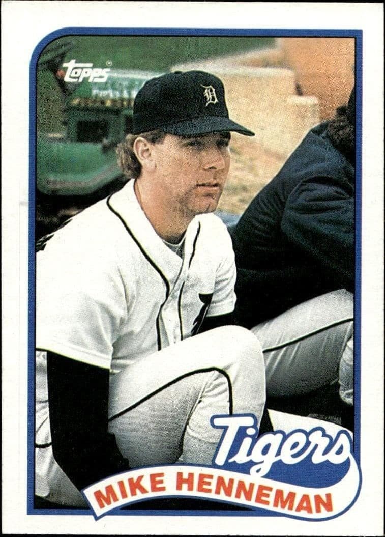 1989 Topps Mike Henneman #365 trading card