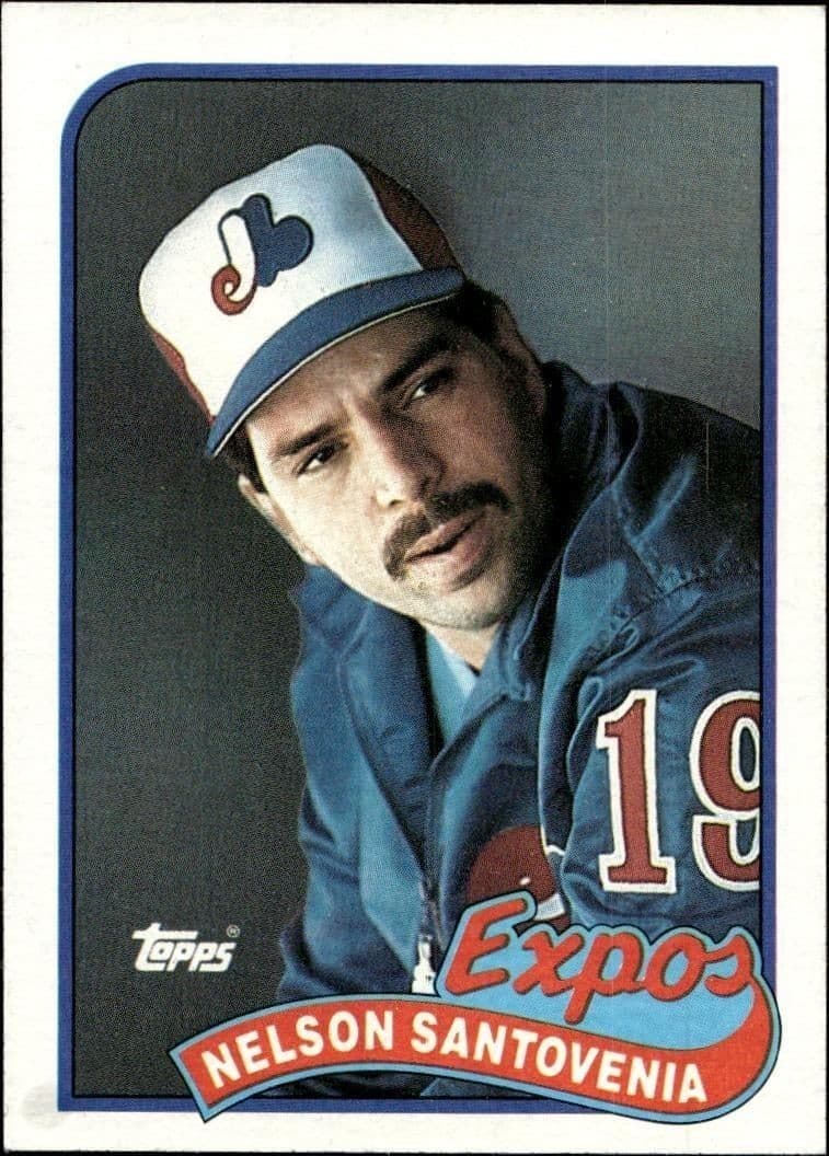 1989 Topps Nelson Santovenia #228 trading card