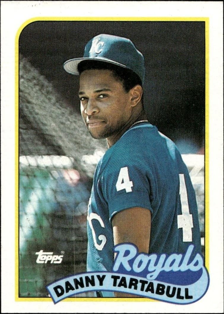 Danny Tartabull 1989 Topps #275 Baseball Trading Card - Front 1989 Topps Danny Tartabull #275 baseball trading card front