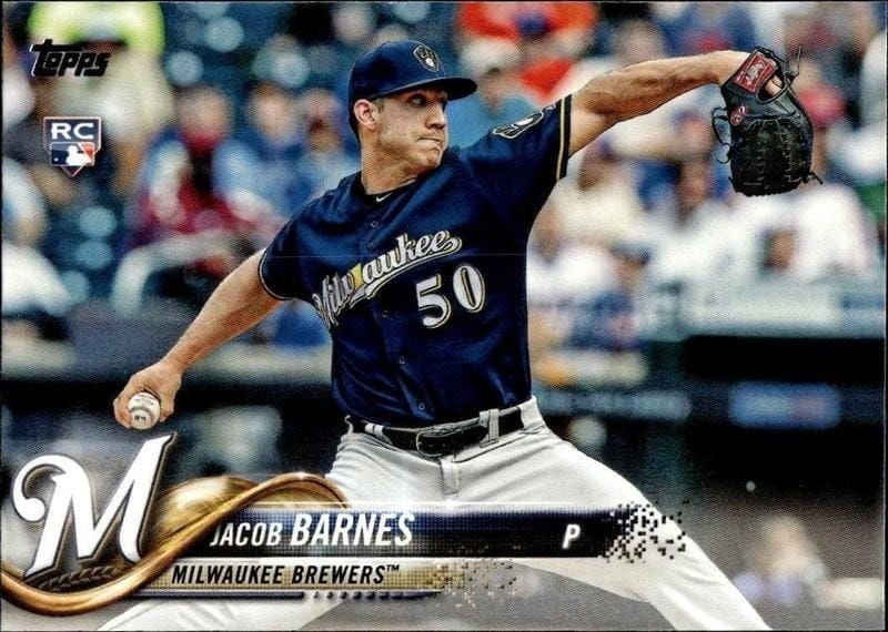 2018 Topps Update Jacob Barnes #US40 trading card