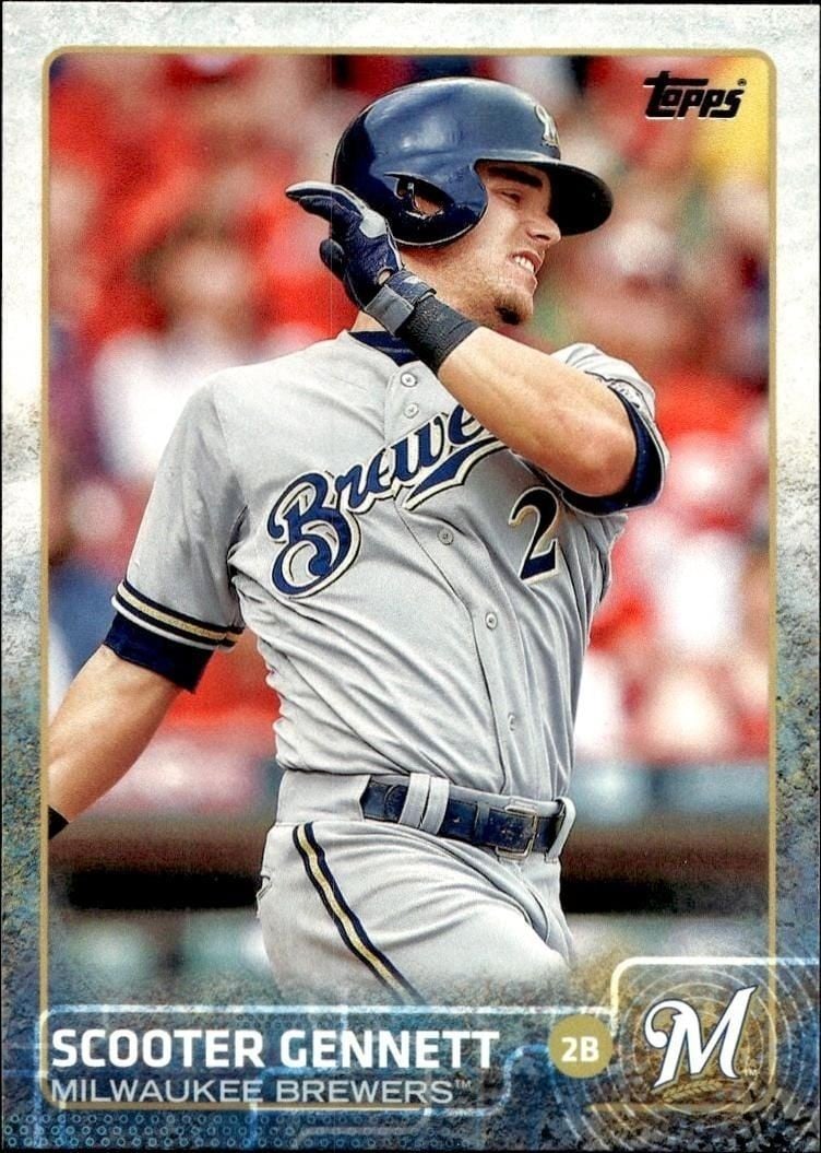Scooter Gennett 2015 Topps #101 Baseball Trading Card - Front 2015 Topps Scooter Gennett #101 baseball trading card front