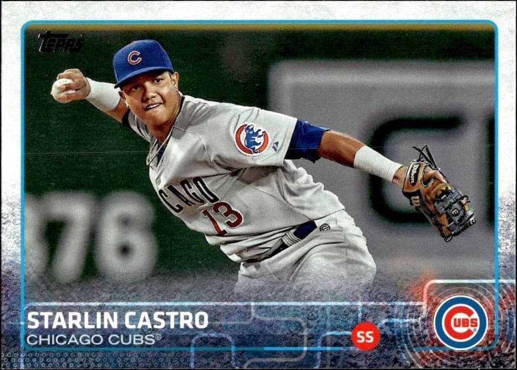 2015 Topps Series 1 Starlin Castro #43 trading card