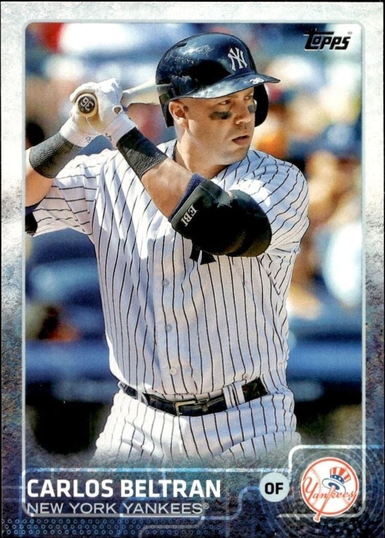 Carlos Beltran 2015 Topps #45 Baseball Trading Card - Front 2015 Topps Carlos Beltran #45 baseball trading card front