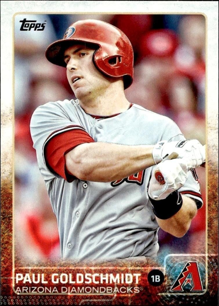 Paul Goldschmidt 2015 Topps #203 Baseball Trading Card - Front 2015 Topps Paul Goldschmidt #203 baseball trading card front
