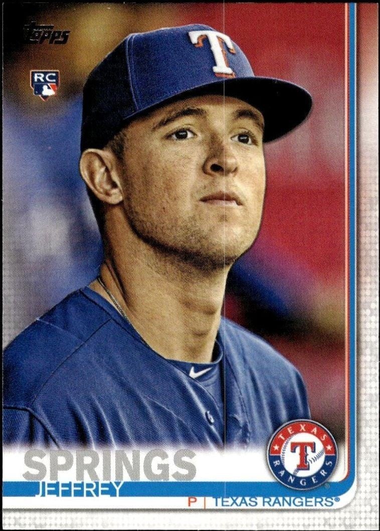 2019 Topps Series 2 Jeffrey Springs #605 trading card