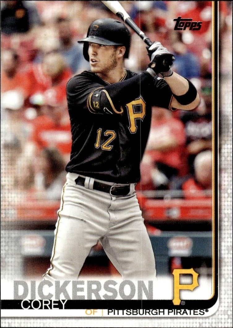 2019 Topps Series 1 Corey Dickerson #89 trading card