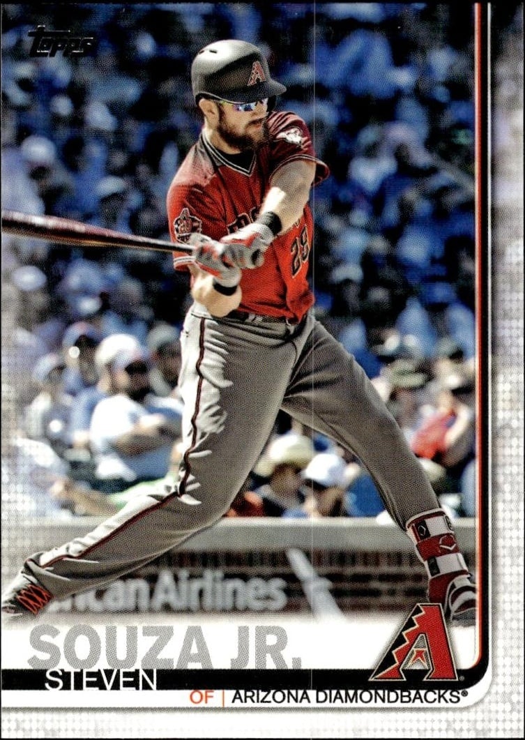 Steven Souza Jr. 2019 Topps #290 Baseball Trading Card - Front 2019 Topps Steven Souza Jr. #290 baseball trading card front