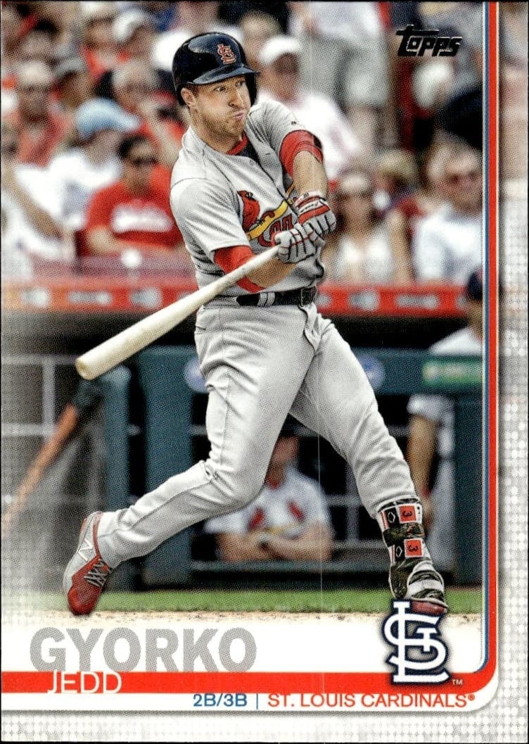 Jedd Gyorko 2019 Topps #260 Baseball Trading Card - Front 2019 Topps Jedd Gyorko #260 baseball trading card front