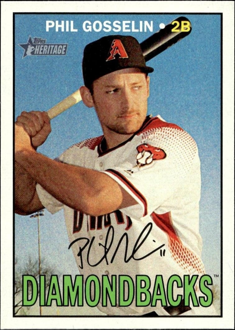 2016 Topps Heritage Phil Gosselin #537 trading card