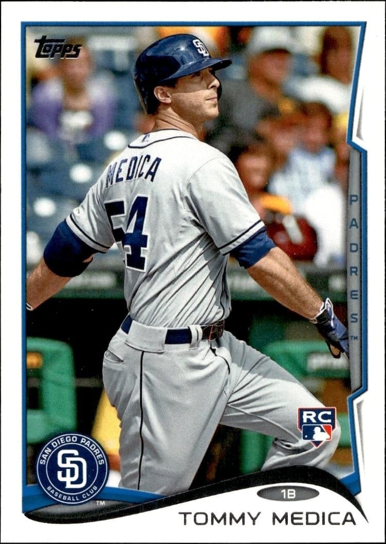 Tommy Medica 2014 Topps #278 Baseball Trading Card - Front 2014 Topps Tommy Medica #278 baseball trading card front