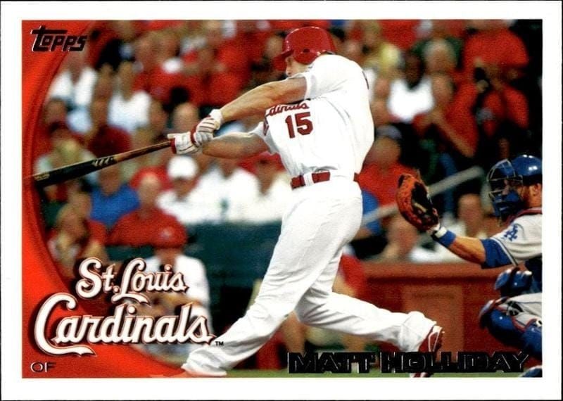 2010 Topps Series 1 Matt Holliday #140 trading card