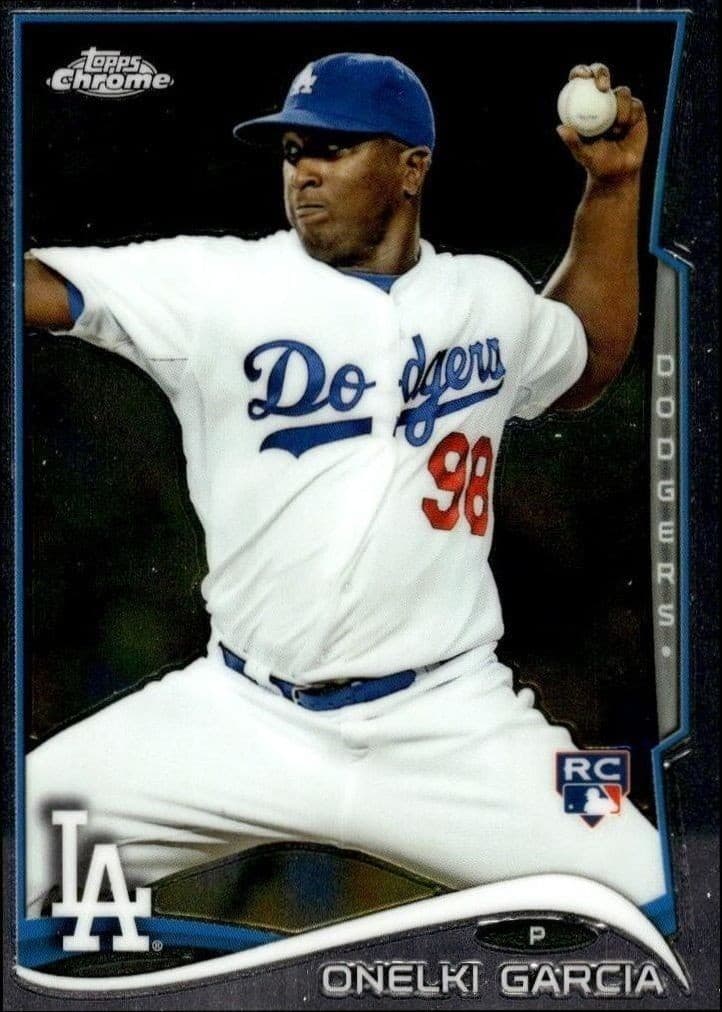 2014 Topps Chrome Onelki Garcia #133 trading card