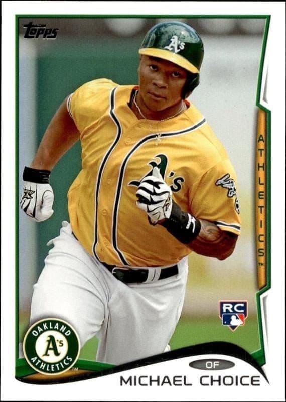 2014 Topps Series 1 Michael Choice #27 trading card