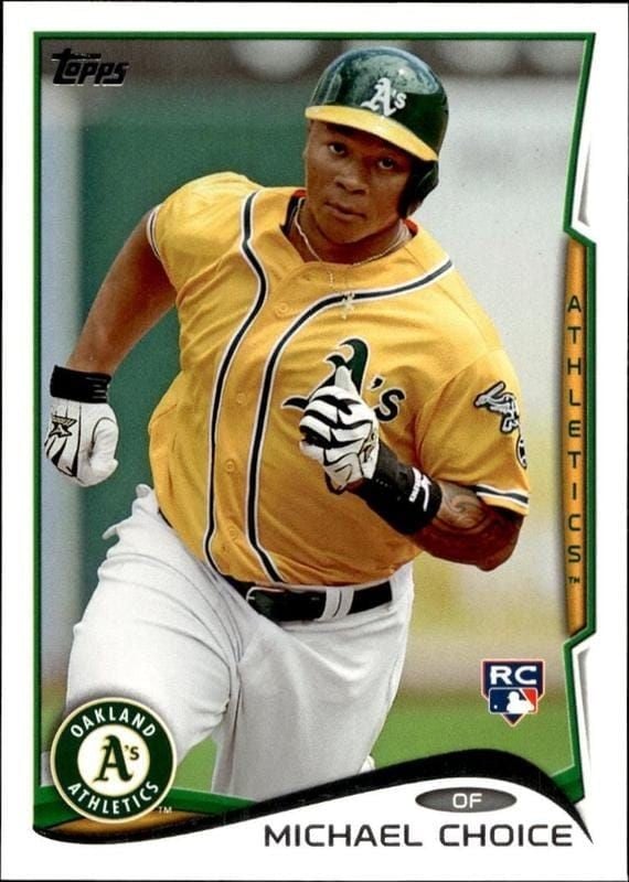 2014 Topps Series 1 Michael Choice #27 trading card