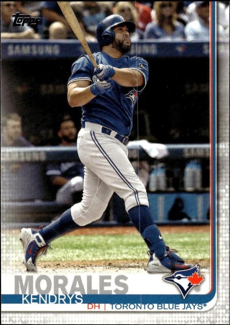 Kendrys Morales 2019 Topps Series 2 #436 Baseball Trading Card - Front 2019 Topps Series 2 Kendrys Morales #436 baseball trading card front
