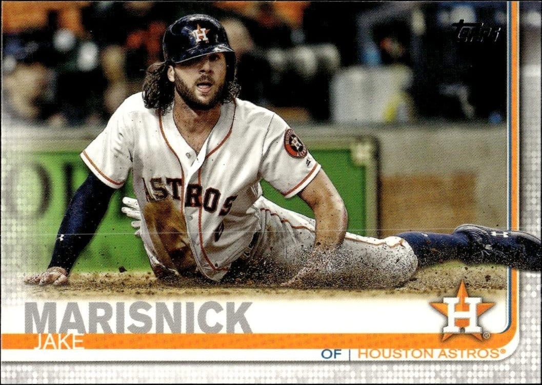 Jake Marisnick 2019 Topps Series 2 #544 Baseball Trading Card - Front 2019 Topps Series 2 Jake Marisnick #544 baseball trading card front