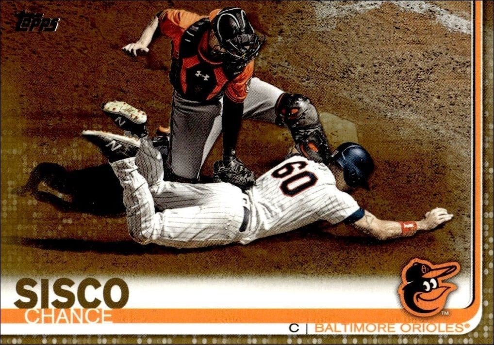 Chance Sisco 2019 Topps Series 2 #529 Baseball Trading Card - Front 2019 Topps Series 2 Chance Sisco #529 baseball trading card front