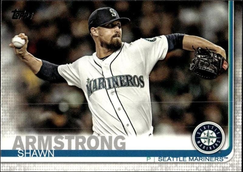 Shawn Armstrong 2019 Topps Series 2 #517 Baseball Trading Card - Front 2019 Topps Series 2 Shawn Armstrong #517 baseball trading card front