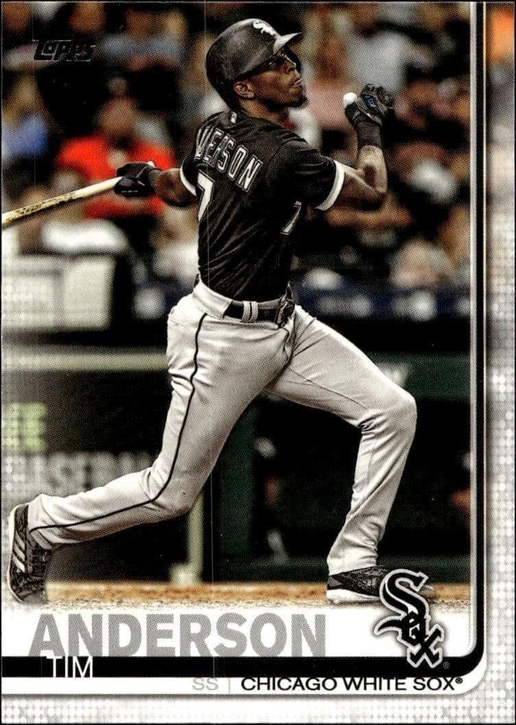2019 Topps Series 1 Tim Anderson #80 trading card