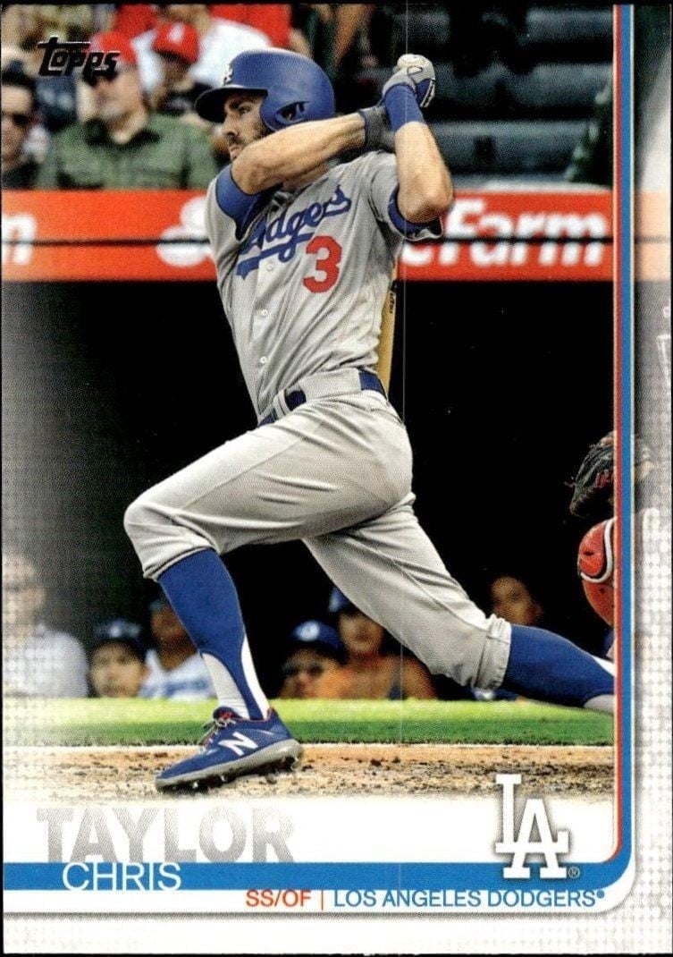 2019 Topps Series 1 Chris Taylor #72 trading card