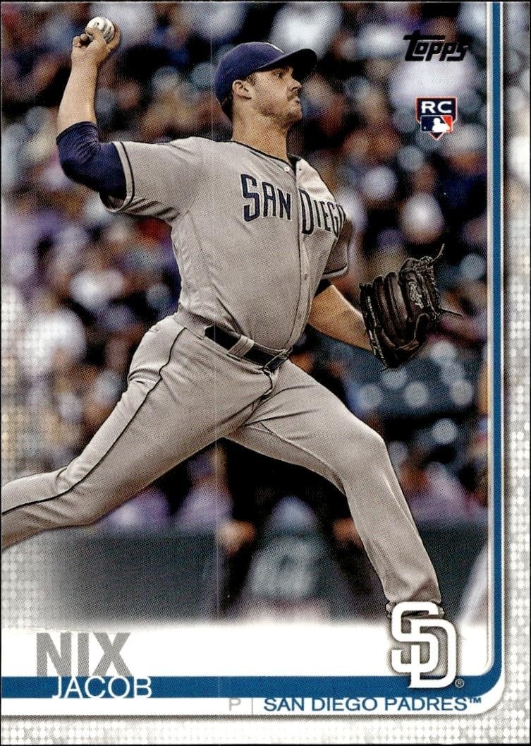 Jacob Nix 2019 Topps #33 Baseball Trading Card - Front 2019 Topps Jacob Nix #33 baseball trading card front