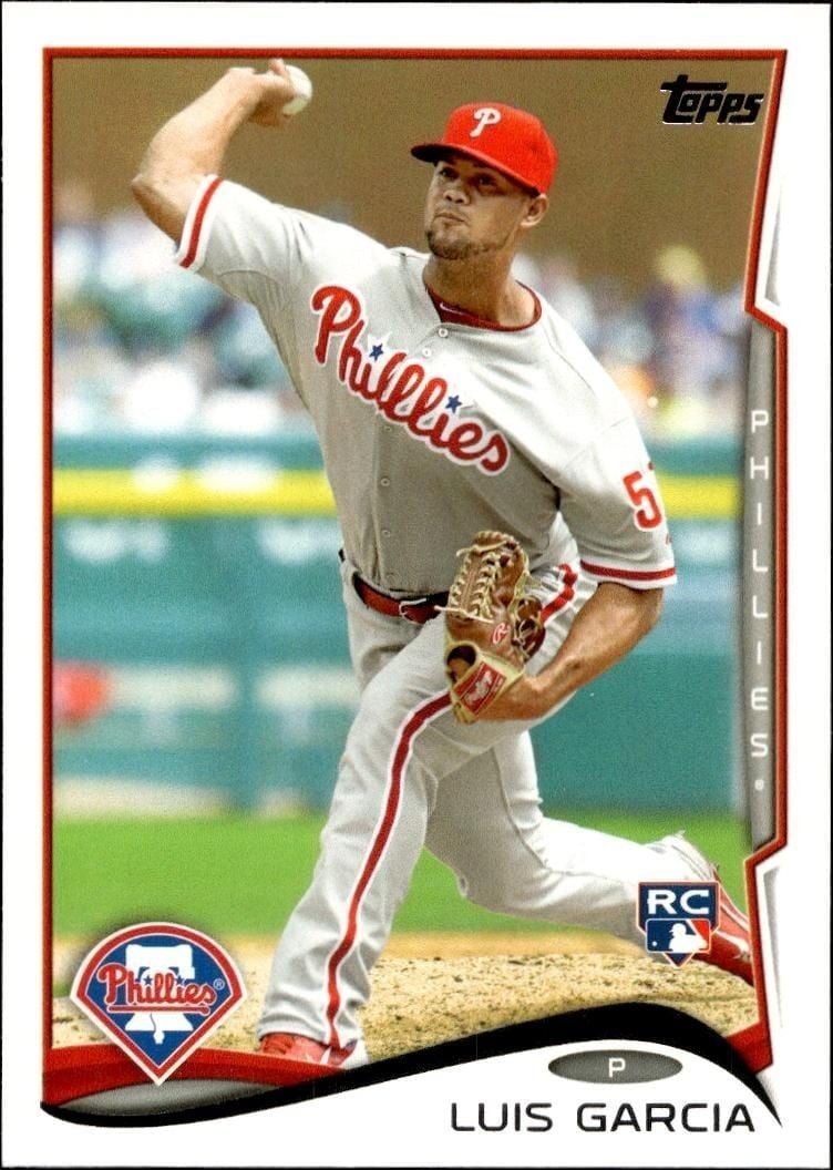 Luis Garcia 2014 Topps Series 2 #451 Baseball Trading Card - Front 2014 Topps Series 2 Luis Garcia #451 baseball trading card front