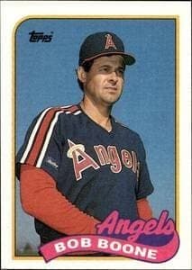 1989 Topps Bob Boone #243 trading card