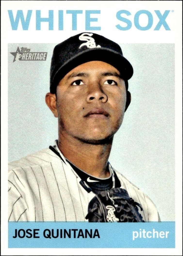 2013 Topps Heritage High Number Jose Quintana #H550 trading card