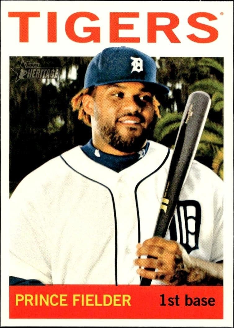 2013 Topps Heritage Prince Fielder #250 trading card