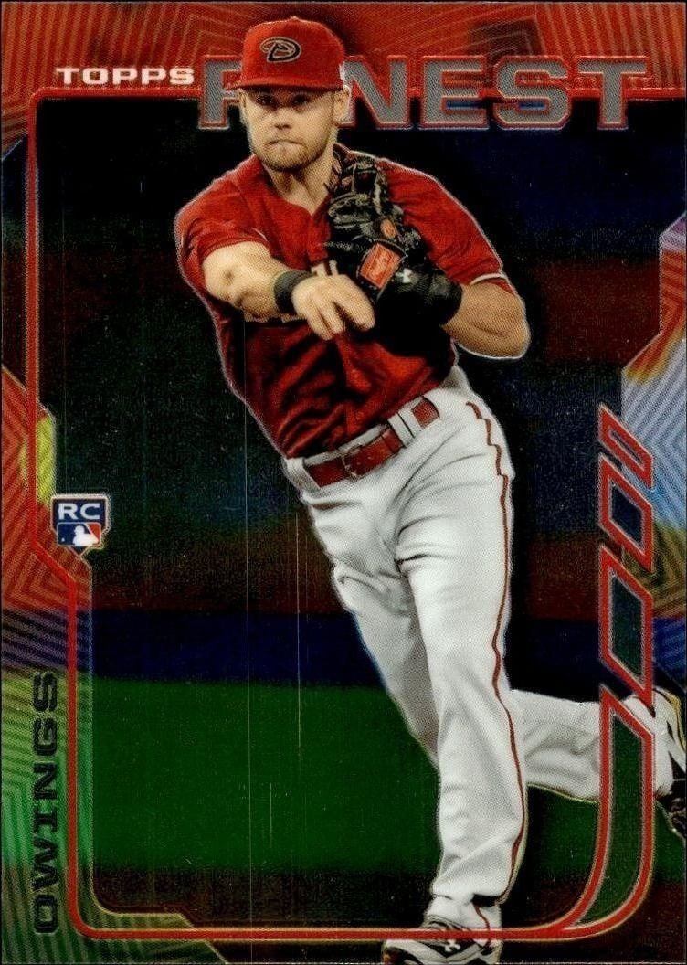 2014 Topps Finest Chris Owings #28 trading card