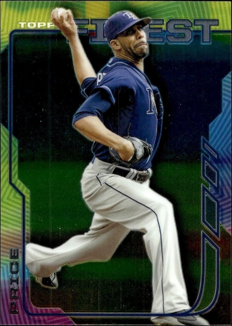 2014 Topps Finest David Price #64 trading card