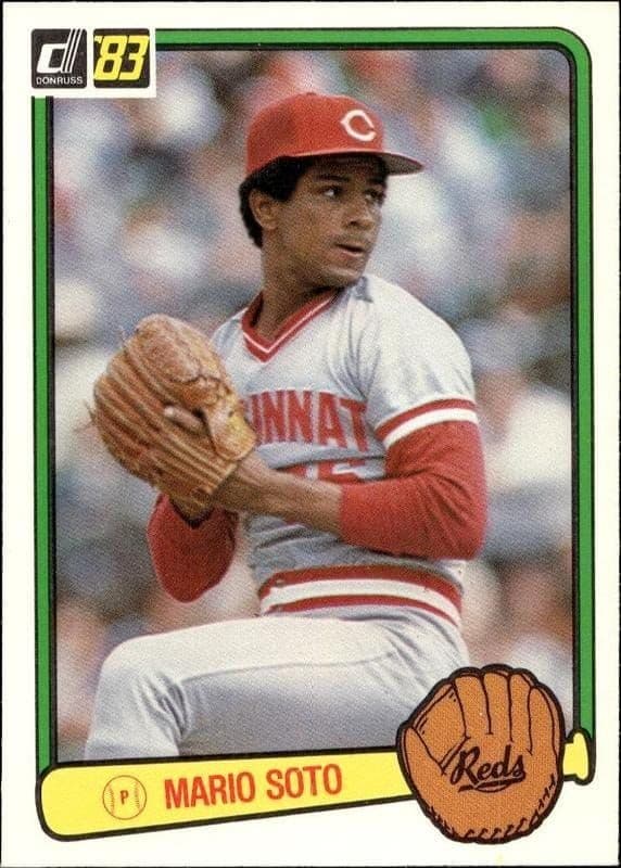 1983 Donruss Mario Soto #248 trading card