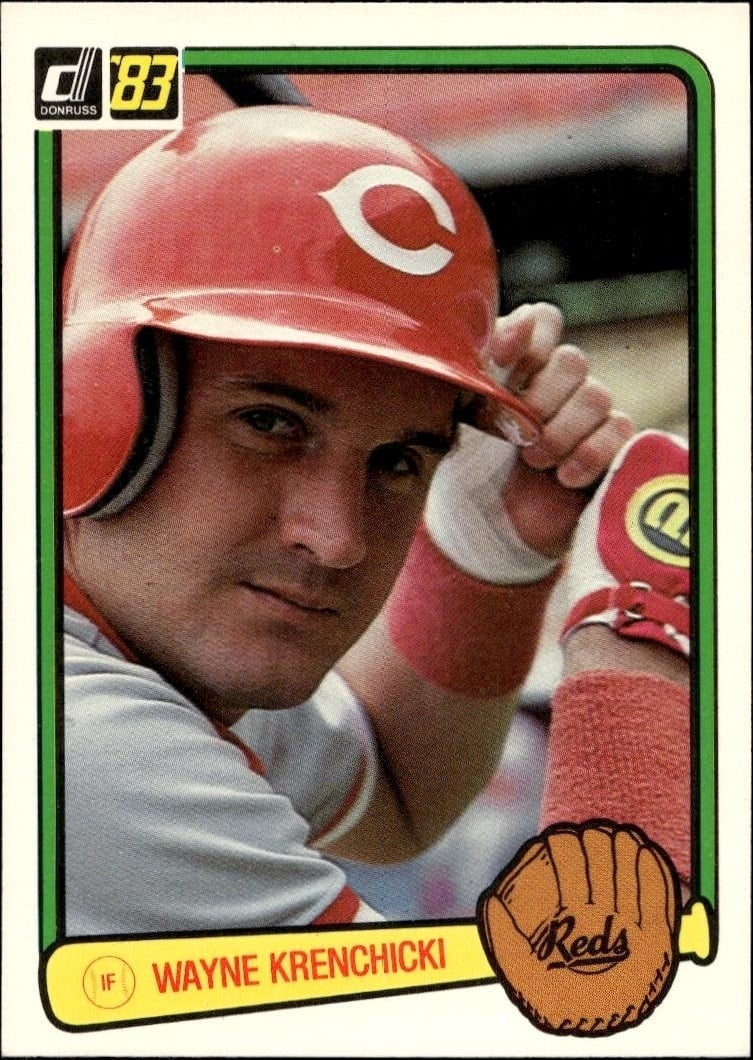 Wayne Krenchicki 1983 Donruss #314 Baseball Trading Card - Front 1983 Donruss Wayne Krenchicki #314 baseball trading card front