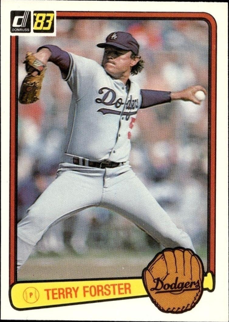 Terry Forster 1983 Donruss #453 Baseball Trading Card - Front 1983 Donruss Terry Forster #453 baseball trading card front
