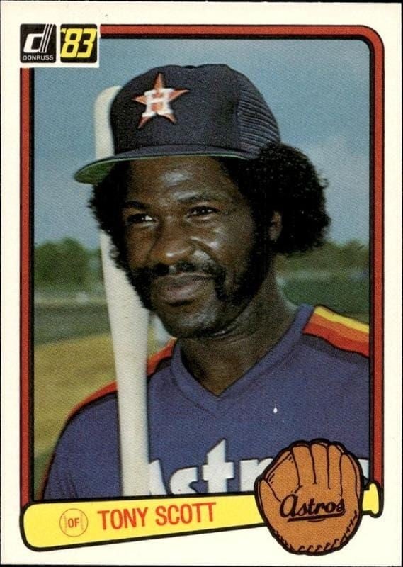 Tony Scott 1983 Donruss #293 Baseball Trading Card - Front 1983 Donruss Tony Scott #293 baseball trading card front