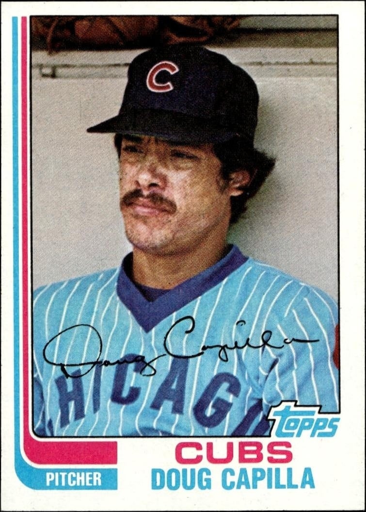 Doug Capilla 1982 Topps #537 Baseball Trading Card - Front 1982 Topps Doug Capilla #537 baseball trading card front