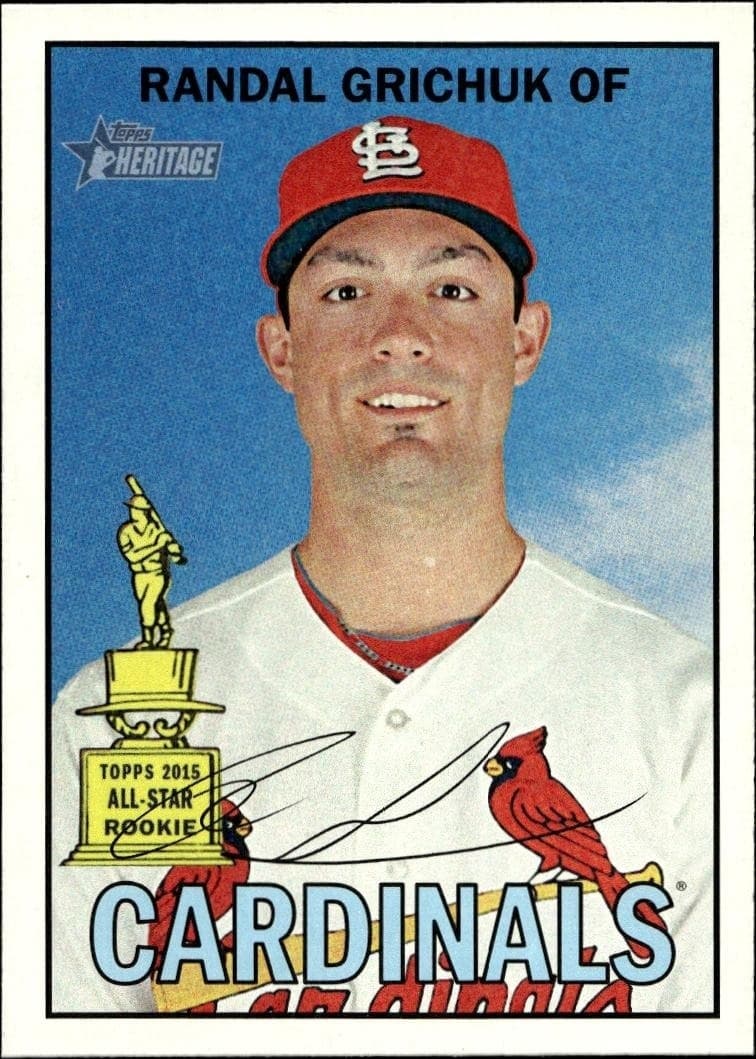 2016 Topps Heritage Randal Grichuk #471 trading card