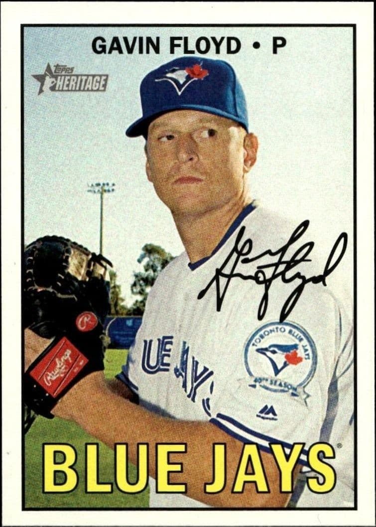 2016 Topps Heritage Gavin Floyd #534 trading card