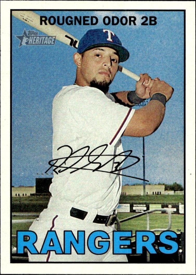 2016 Topps Heritage Rougned Odor #108 trading card