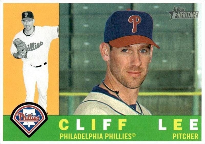 2009 Topps Heritage Cliff Lee #592 trading card