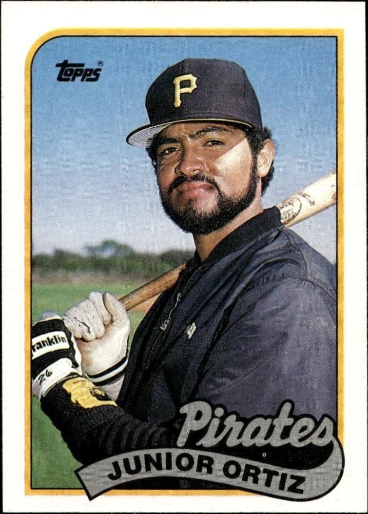 Junior Ortiz 1989 Topps #769 Baseball Trading Card - Front 1989 Topps Junior Ortiz #769 baseball trading card front