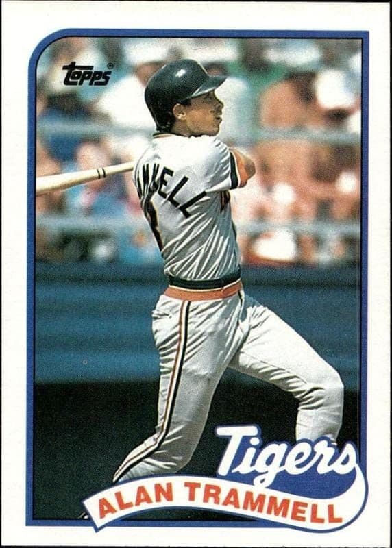 1989 Topps Alan Trammell #770 trading card