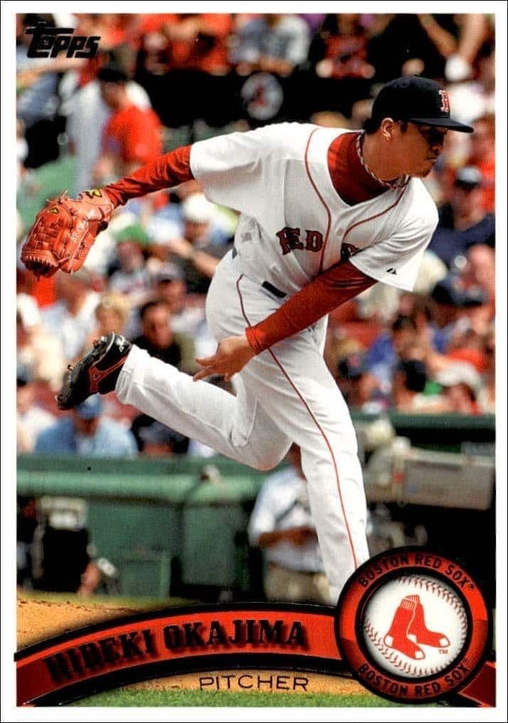 2011 Topps Series 2 Hideki Okajima #423 trading card